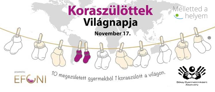 Koraszülöttek világnapja Semmelweis Egyetem I.sz.Gyermekklinika PIC